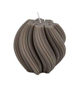 Stompkaars soya twist taupe - 11,3x11,3x11cm