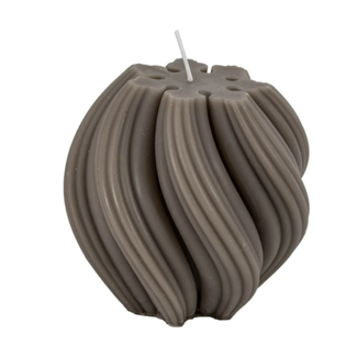 Stompkaars soya twist taupe - 11,3x11,3x11cm