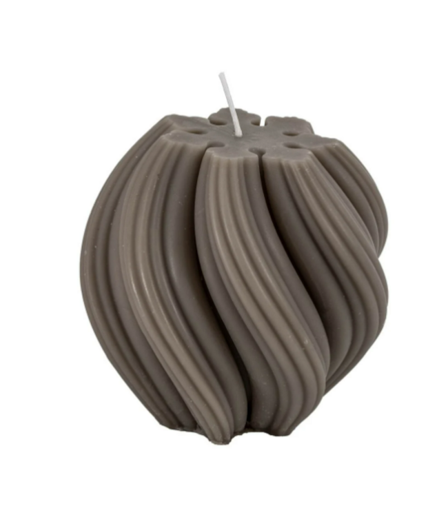 Stompkaars soya twist taupe - 11,3x11,3x11cm