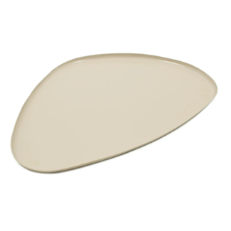 Metalen tray organisch sand marble - 28x39cm