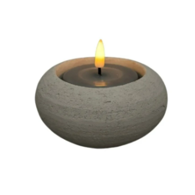 Still 46003 - Big Round CH Taupe - Ca. 10 L x 10 B x 4 H cm