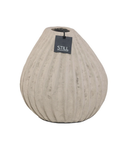 Still ## wordt niet verzonden 46014 - Vase Fan L Taupe - 	Ca. 30 L x 30 B x 30 H cm