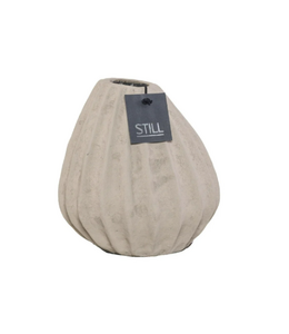 Still ## wordt niet verzonden - 46015 - Vase Fan M Taupe - 	Ca. 22 L x 22 B x 22 H cm