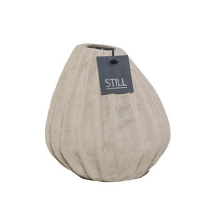 Still wordt niet verzonden - 46015 - Vase Fan M Taupe - 	Ca. 22 L x 22 B x 22 H cm