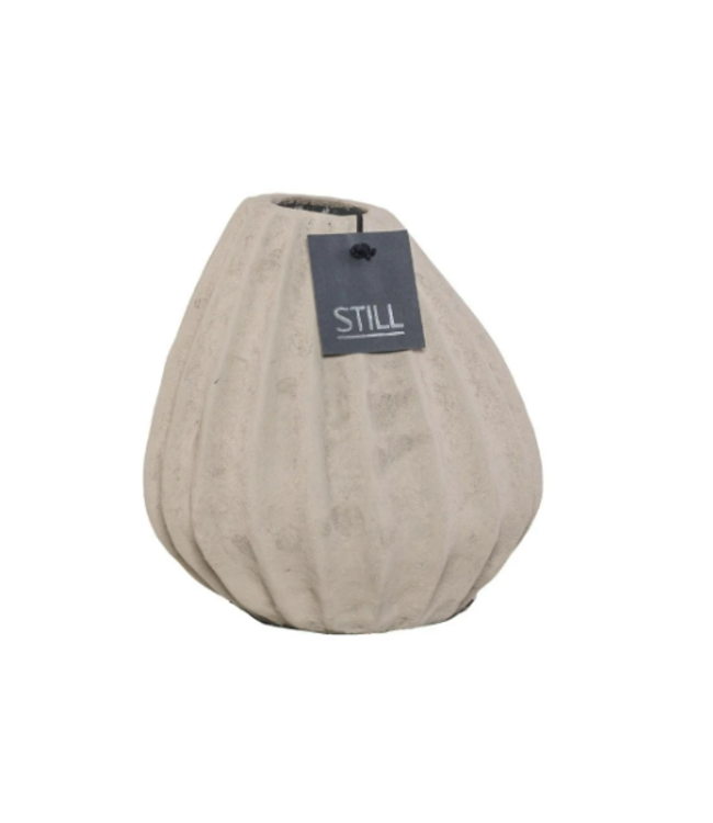 Still ### wordt niet verzonden - 46015 - Vase Fan M Taupe - 	Ca. 22 L x 22 B x 22 H cm