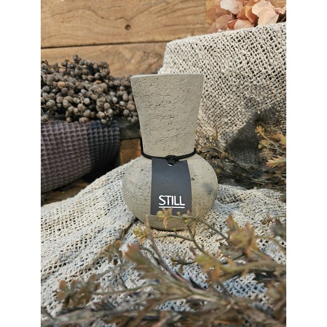 Still # 46023 - Taupe gemeleerde vaas - aardewerk - 9 x 14 - Serie "Taupe"