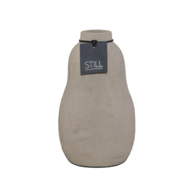 Still 46042 - Organic Vase L Taupe - 	Ca. 14 L x 14 B x 24 H cm