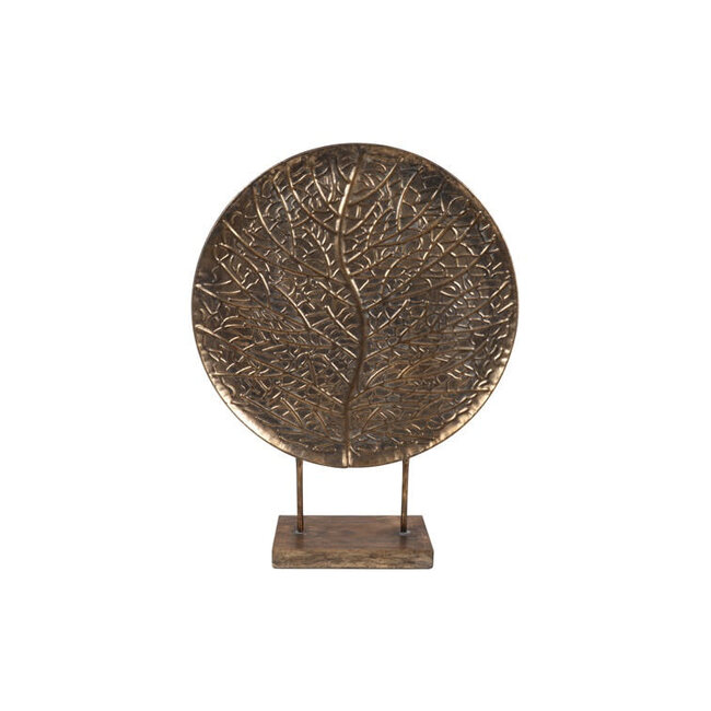 Ornament rh Lasey S brons-L35B12H46,5CM