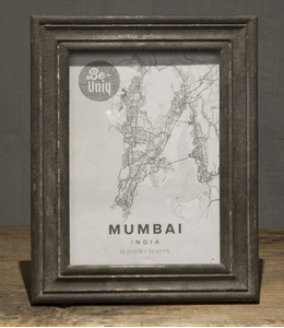 Fotolijst Mumbai L | Cement - 40 x 31 x 2 cm - foto  21 x 30 cm