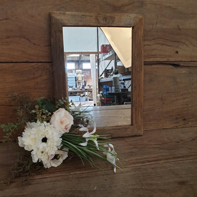 Spiegel truckwood - 35 x 26 x 2 cm - per stuk