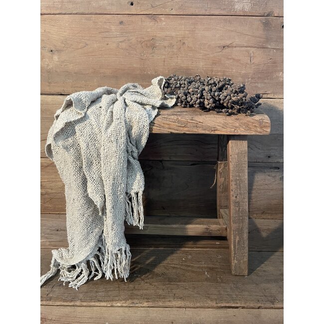 # mix - Houten kruk - railway - ca. 47 x 28 x 45 cm