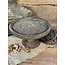# Houten plateau op voet - 25 x 25 x 14 cm