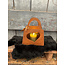 ## wordt niet verzonden -  Kandelaar hart Bag S roest-L12B7,5H18CM
