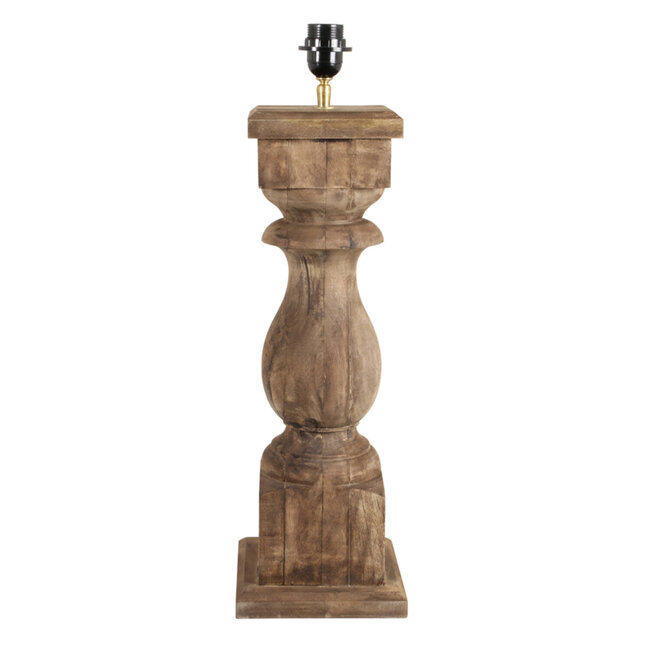 # Lampvoet 19x19x64 cm CADORE hout weather barn