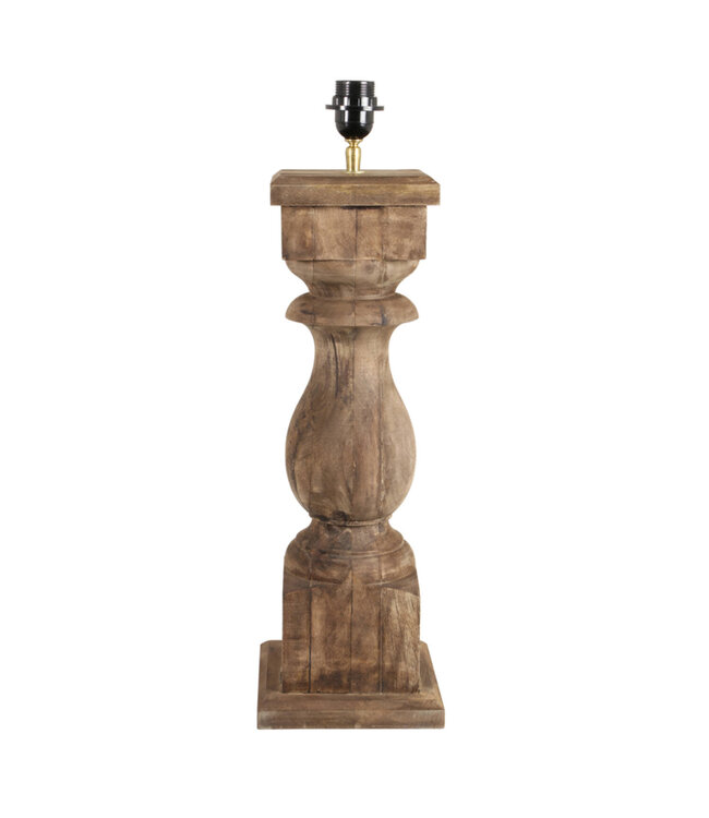 Lampvoet 19x19x64 cm CADORE hout weather barn