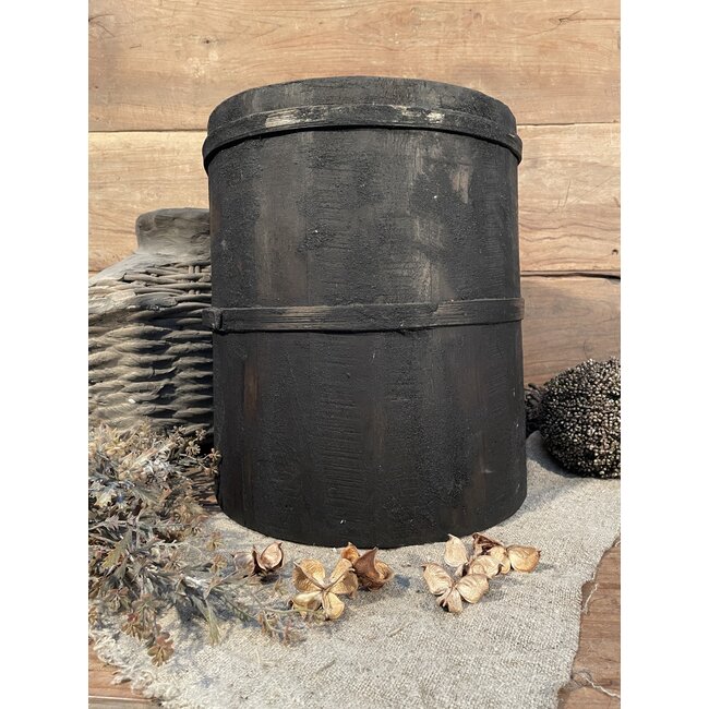 # Mix - Houten ton/bus/pot - zonder deksel - per stuk