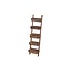 # Tapper stand with 5 brick moulds vintage wood 31x25/18x125cm