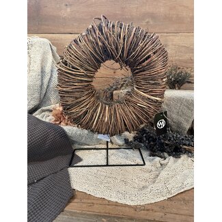 # Bruine krans 29 cm