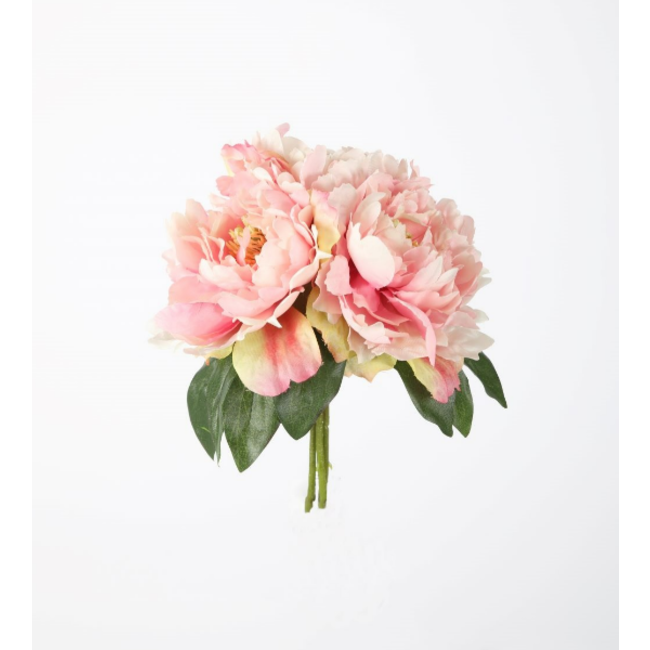 Peony Bouquet x3 22cm
