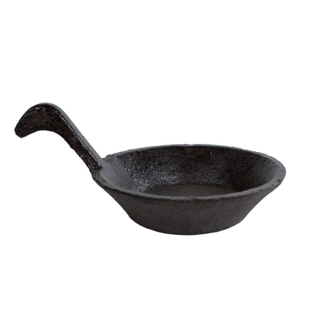 Kandelaar "Blaker" S bruin metaal 8x11,5x4,8cm