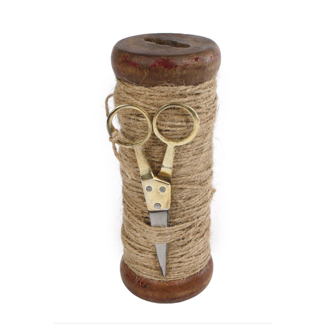 # Garen met schaar L assorti/gemixte kleuren hout/stof 6x6x16cm