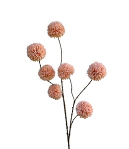 pompom spray x 7 lg 98 cm salmon