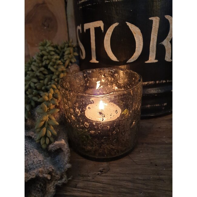 # Cylinder - bubbelglas - 7 x 7 cm