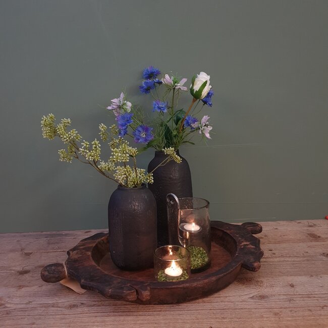 # Cylinder - bubbelglas - 7 x 7 cm