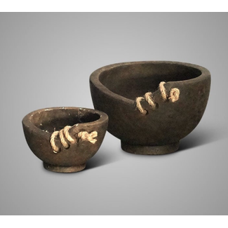 ## wordt niet verzonden - Tealightcup Majestic Brown D.12 H.7 - kleinste per stuk