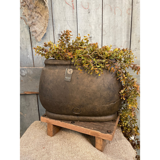 # Planter Oval Luxury Majestic Brown M 40X20X29