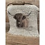 # Gekleurde Shabby doek 30x45cm Hooglander