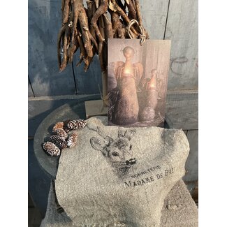 # ShabbyDoek Hertje - 30 x 45 cm