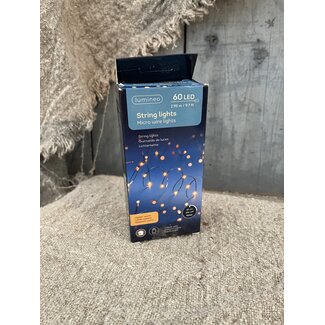 Micro LED stringlights binnen 295cm-60L Klassiek warm