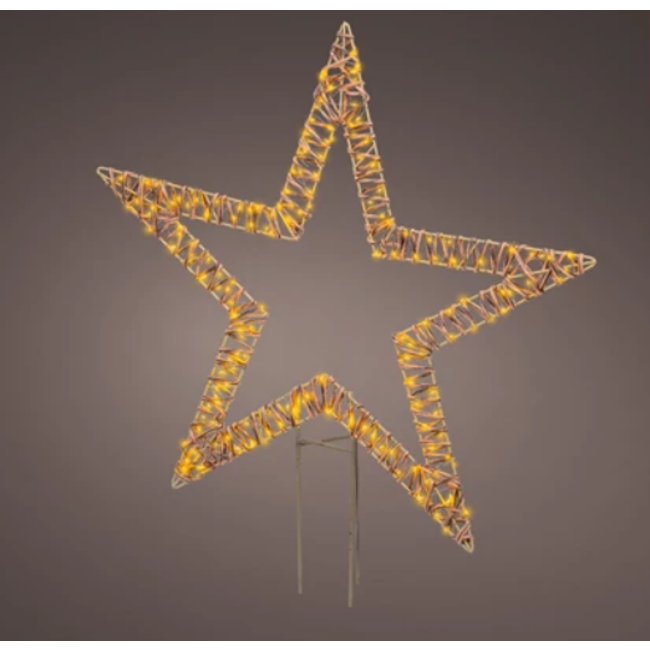 # Micro LED stake light wicker steady buiten -  L.1cm W.76cm H.92cm