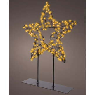 Micro LED tafellamp metaal steady buiten -  L.6cm W.28cm H.37cm