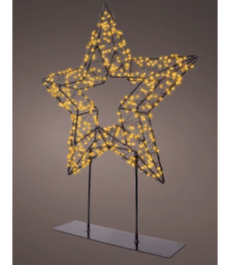 Micro LED tafellamp metaal steady buiten - L.7cm W.38cm H.47cm