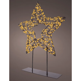 # Micro LED tafellamp metaal steady buiten - L.7cm W.38cm H.47cm