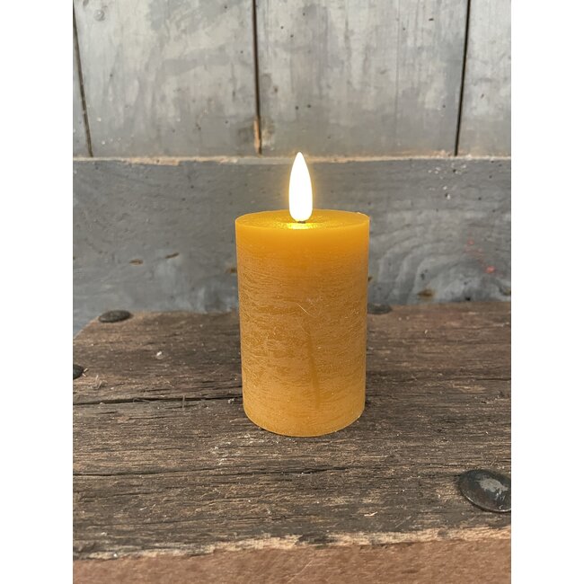 Countryfield # Stompkaars rustiek Ø5CM LED ro Lyon S amber-L5B5H10CM