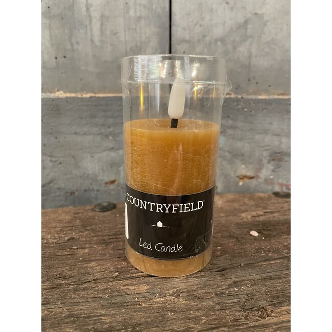 Countryfield # Stompkaars rustiek Ø5CM LED ro Lyon S amber-L5B5H10CM