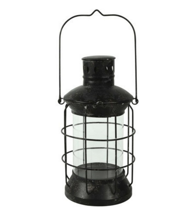 Countryfield Lantaarn Nedolf L zwart-L17,5B16H33,5CM