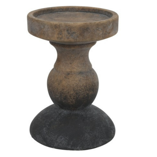 Countryfield # Kandelaar ro Reuben L grijs-L14B14H20CM