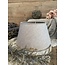 2002 - ES - lampenkap - Taupe/creme linnen - 30cm onder  (boven 20)