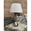 2002 - ES - lampenkap - Taupe/creme linnen - 30cm onder  (boven 20)