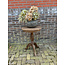# donkere houten wijntafel S 45 x 45 x 66