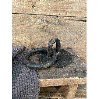 Zware metalen wandring - meerpaalring - 12 x 12 x 16 xm