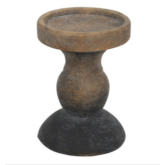 Countryfield # Kandelaar ro Reuben S grijs-L9B9H12,5CM