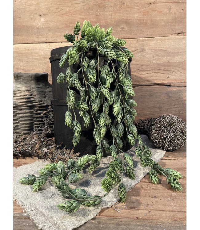 Countryfield # Humulus Lupulus (Hop) ro groen-L105B15H15CM - Hanger hop - kunst