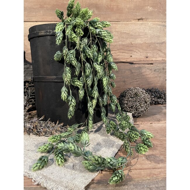 Countryfield Humulus Lupulus (Hop) ro groen-L105B15H15CM - Hanger hop - kunst