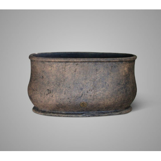 # Planter Oval Tall Edge Brynxz Majestic Brown L 51X20X27