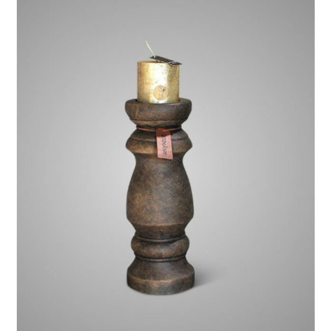 # Candleholder BRYNXZ Majestic Brown L D.12 H.32